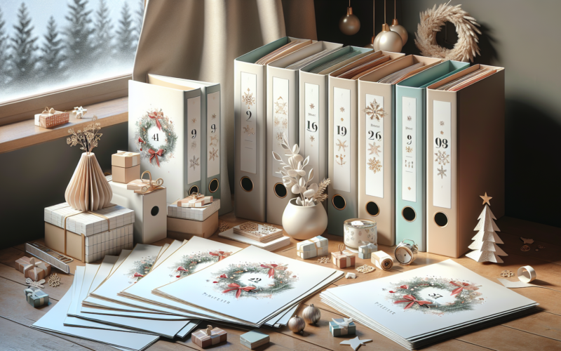 Holiday binder printables free