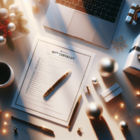 Holiday gift checklist printable