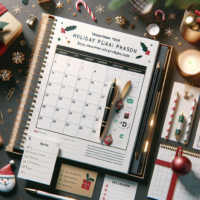 Holiday planner printable 2026