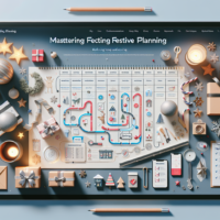Holiday planning timeline template