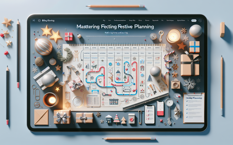 Holiday planning timeline template