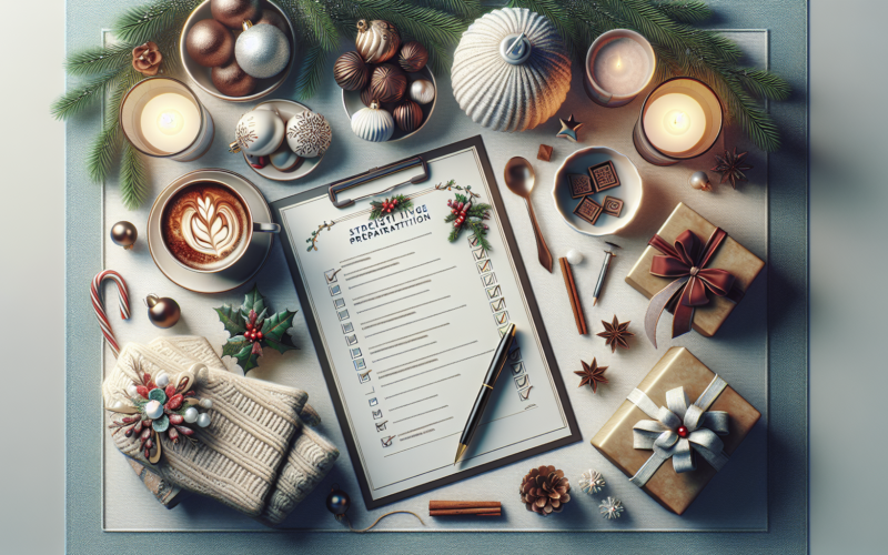 Holiday preparation checklist printable