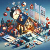 Holiday shopping organizer