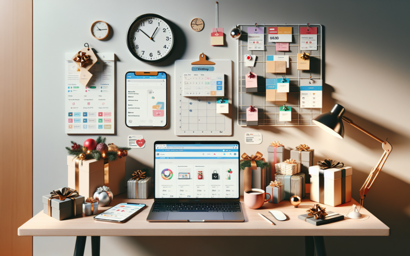 How do I organize Christmas gift shopping?