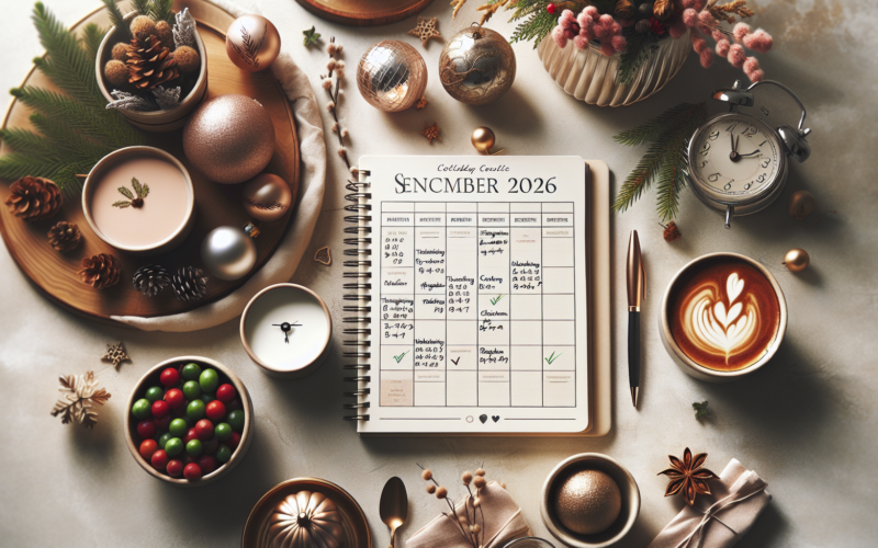 Thanksgiving to Christmas planner 2026