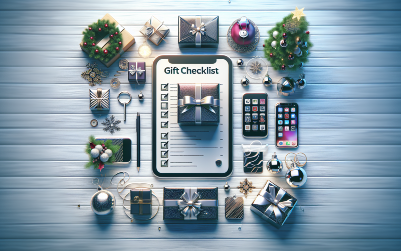 Can you make me a Christmas gift checklist?