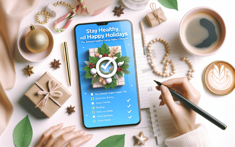 Healthy holiday habits checklist
