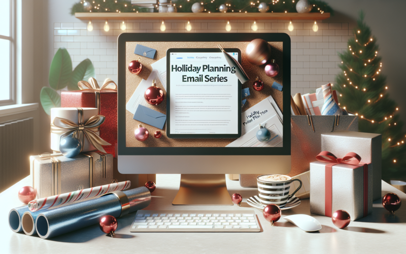 Holiday planning email series free