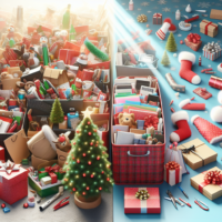 Holiday shopping organizer
