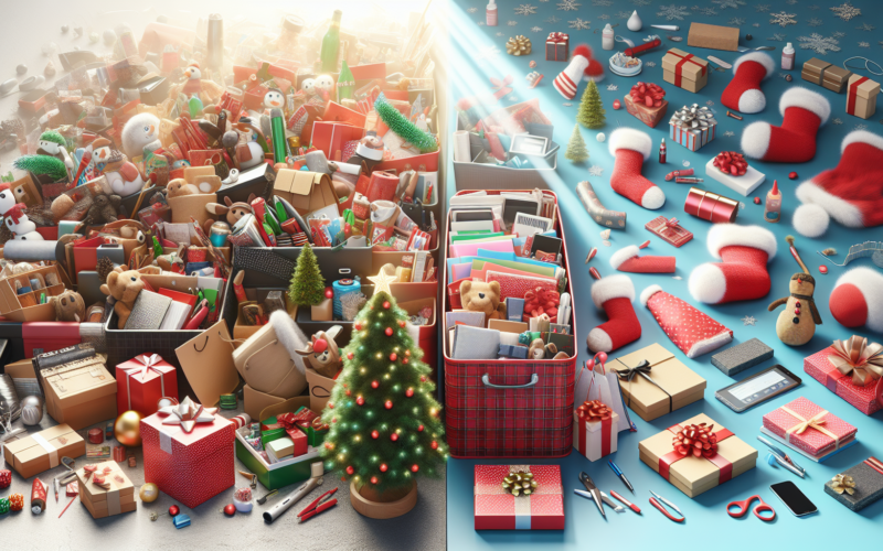 Holiday shopping organizer