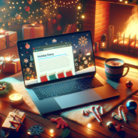 Holiday story emails