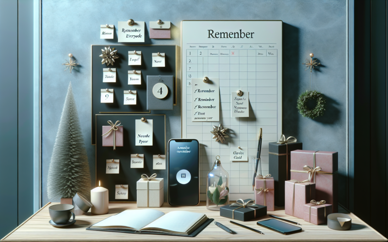 How do I avoid forgetting someone at Christmas?