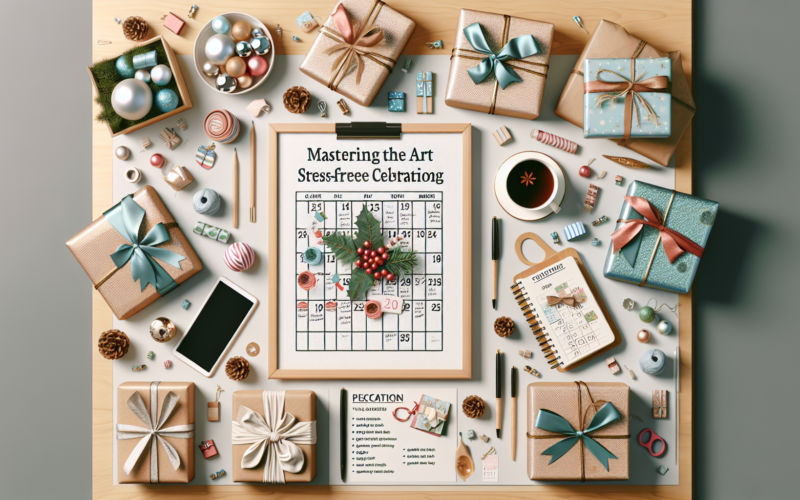 Organized holiday season plan