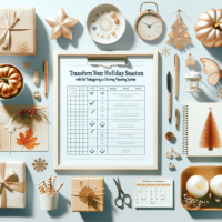 Printable Thanksgiving to Christmas planning system