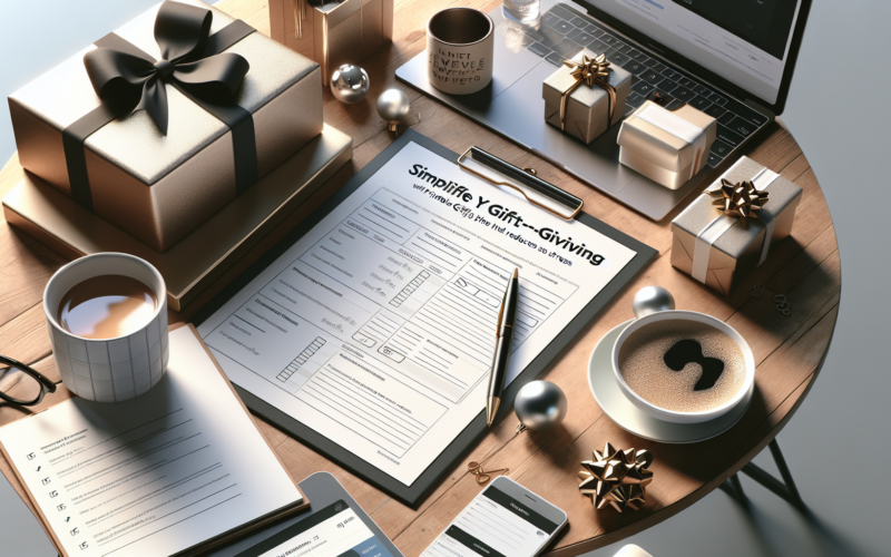 Printable gift planning worksheet