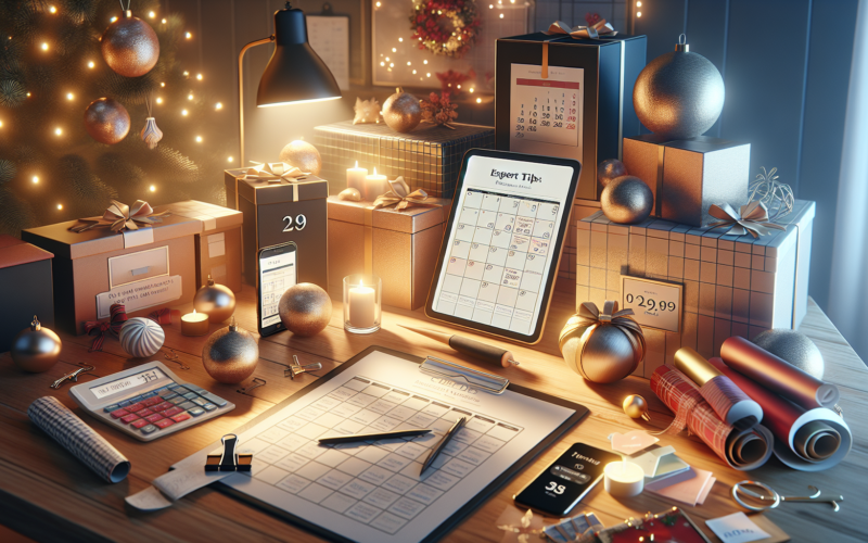 Staying organized during the holidays