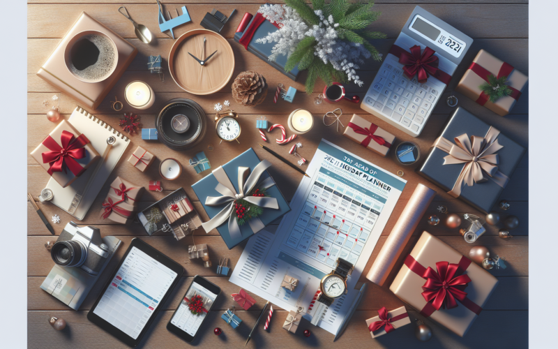 2026 holiday planner with gift tracker