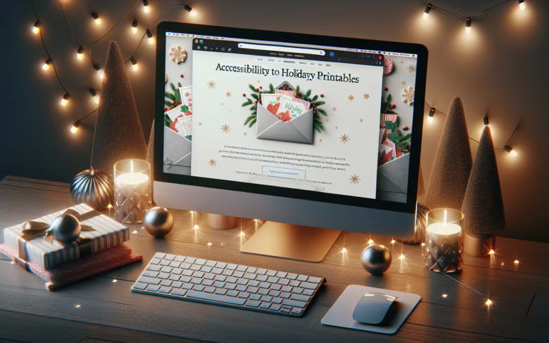 Can I get holiday printables sent to my email?