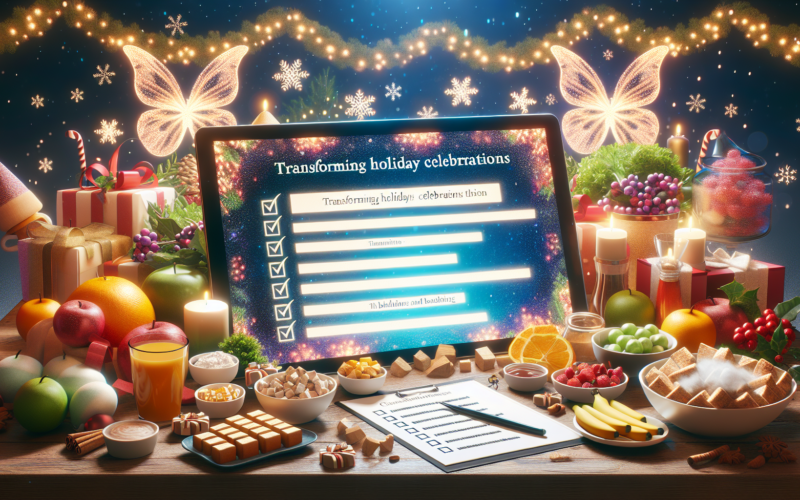 Healthy holiday habits checklist