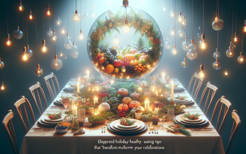 Holiday healthy eating tips