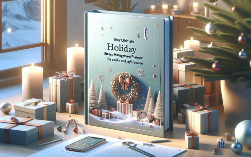 Holiday stress management planner printable